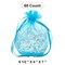 Wide Round Flat Bottom Organza Bags 6 1/2 '' X 4 '' X 7 '' for Special Occasions